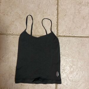 Gray Free People Movement FP Movement Ribbed Cami Size XS/S Made in USA